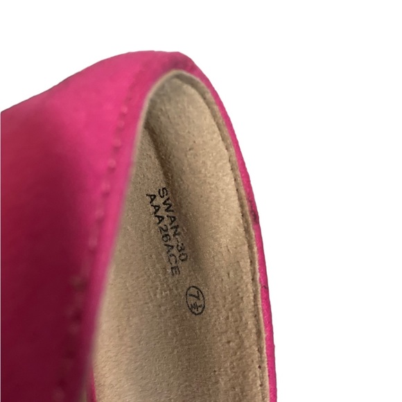 DREAM PAIRS Women's Swan High Heel Plaform Dress Pump Shoes Pink Size 7.5 - Picture 5 of 10